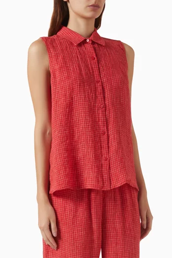 Ycr Classic Collar Shirt in Linen