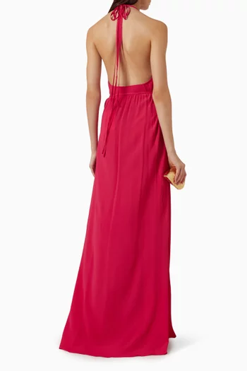 Zuzi Halter Maxi Dress
