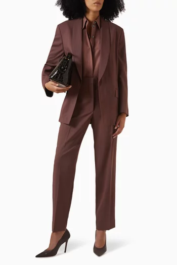 Shawl-collar Blazer in Wool