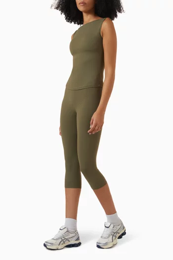 Capri Leggings in Stretch-nylon