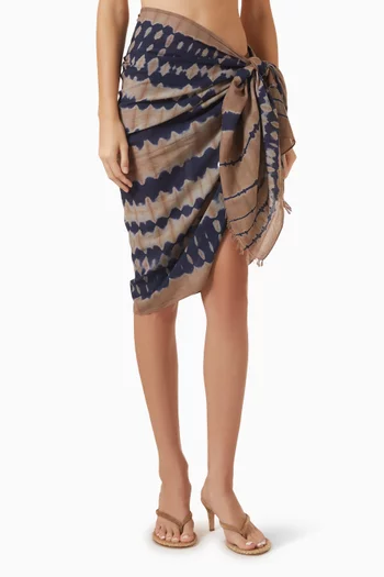 Peri Pareo in Cotton Gauze