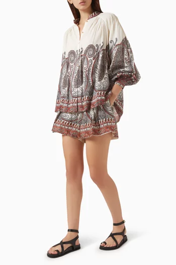 Cassia Swing Blouse in Cotton-blend