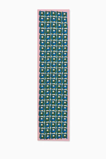 Printed Scarf in Silk
