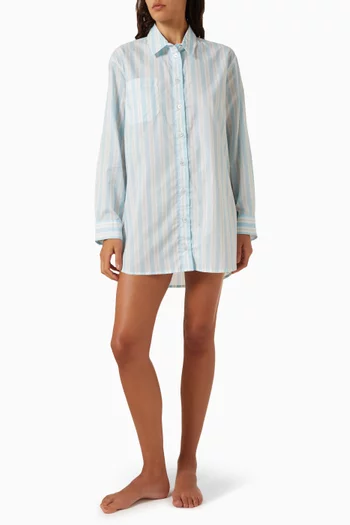 Amalfi 22 Stripe Nightshirt in Cotton
