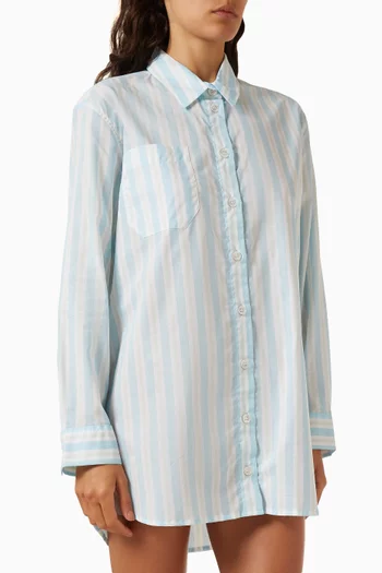 Amalfi 22 Stripe Nightshirt in Cotton