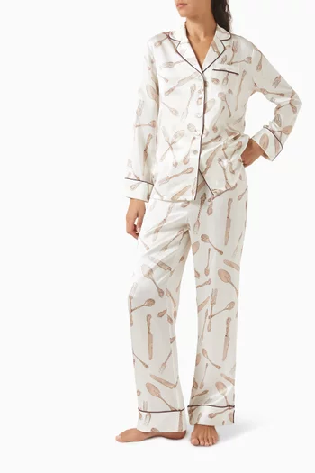 Lila Sevilla Silverware Pyjama Set