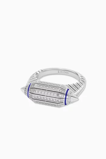 Al Merriyah Diamond Ring in 18kt White Gold