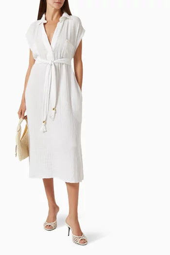 Rory Shirt Dress in Cotton