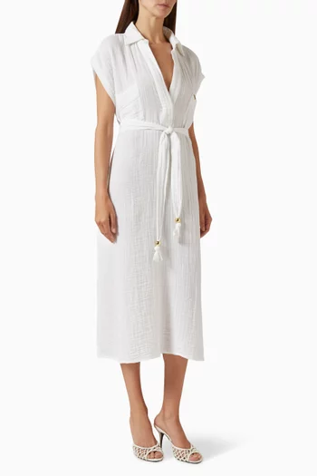 Rory Shirt Dress in Cotton