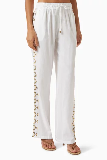 Elvie Pants in Cotton Blend