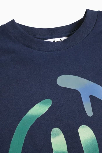 Smiley T-shirt in Cotton-jersey