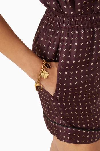 Cassandre Charm Bracelet in Brass
