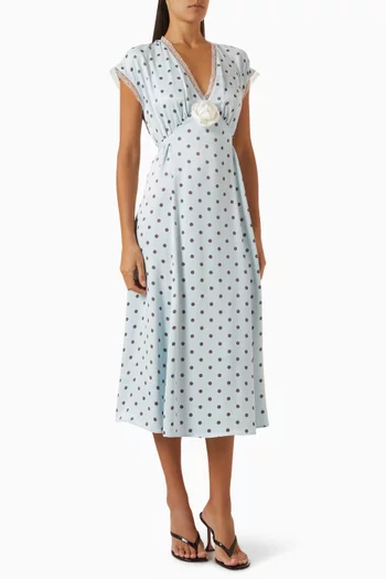 The Genus Rosa Midi Dress