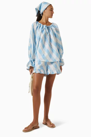 Puff Lounge Shorts in Linen