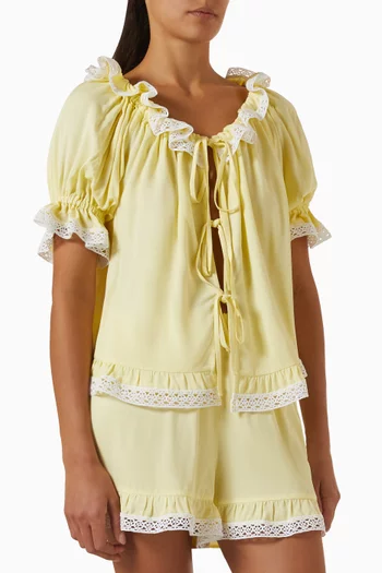 Romantica Top & Pants Set in Viscose
