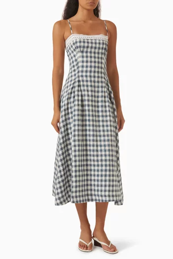 Pomona Dress in Linen