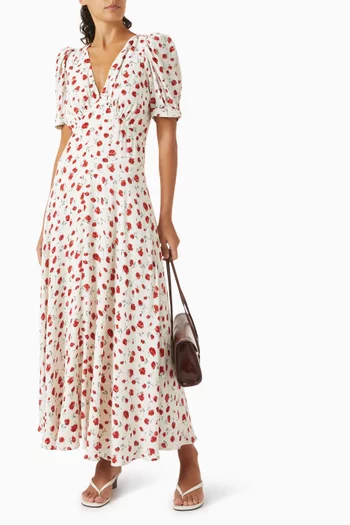 Naira Maxi Dress in Crepe