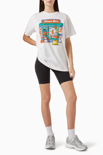 Flower Shop T-shirt in Jersey