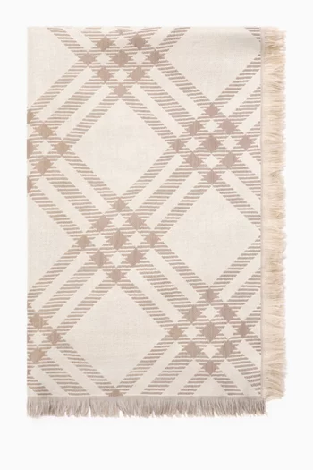 Fringe Scarf in Wool Blend