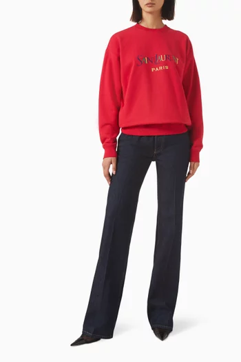 Logo Sweatshirt in Cotton-fleece