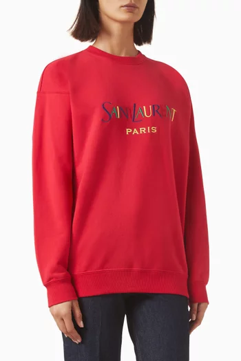 Logo Sweatshirt in Cotton-fleece