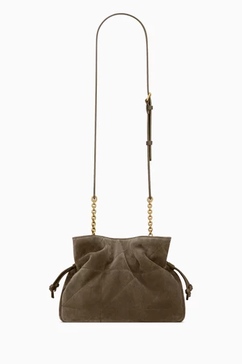Jamie Shoulder Pouch in Suede