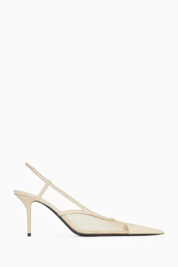 Renée Slingback 75 Pumps in Mesh