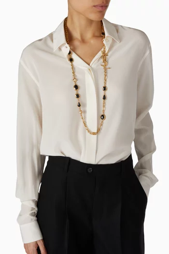 Cassandre Necklace in Brass