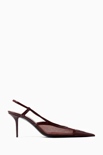 Renee 75 Slingback Pumps in Mesh