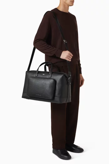 TH Central Duffle Bag in Leather