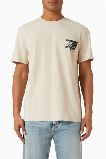Logo Printed T-shirt in Cotton