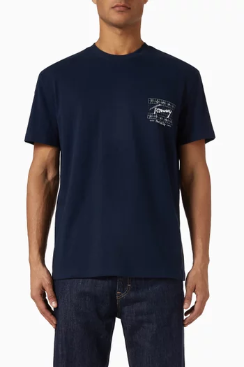 Logo Printed T-shirt in Cotton