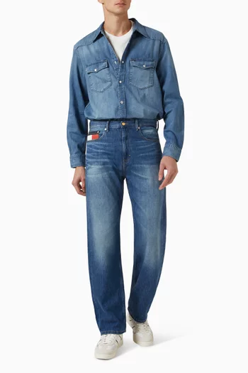 Western Shirt in Denim