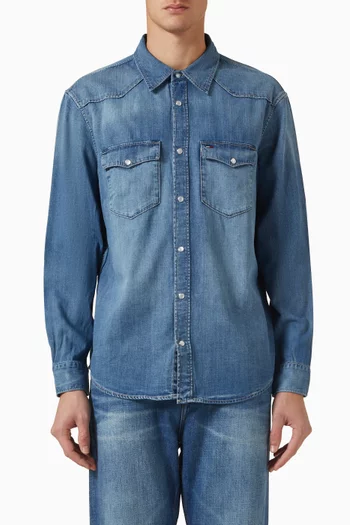 Western Shirt in Denim