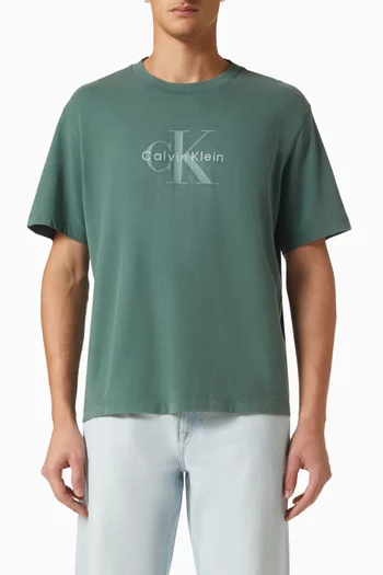 Graphic Logo-print T-shirt in Cotton