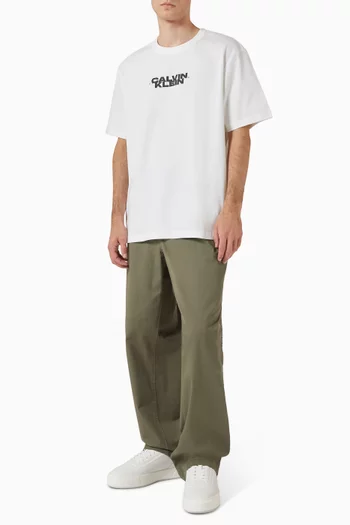Graphic-print T-shirt in Cotton