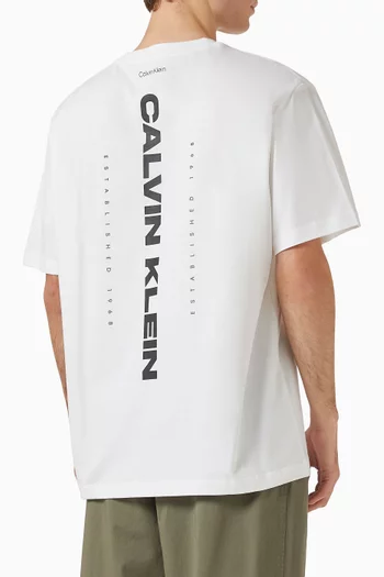 Graphic-print T-shirt in Cotton