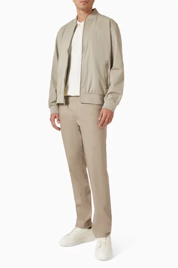 Matte Bomber Jacket in Technical-fabric