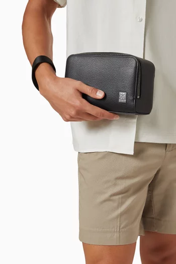 Emblem Dopp Kit in Faux Leather
