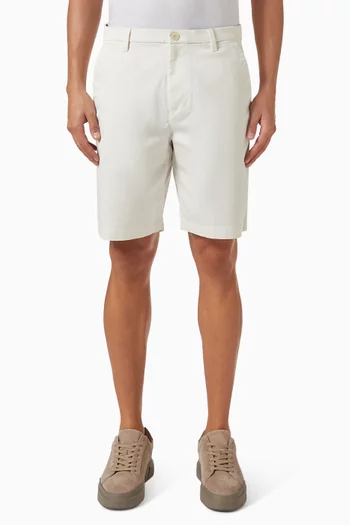 Straight-leg Shorts in Cotton