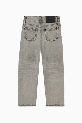 Barrel-leg Jeans in Denim