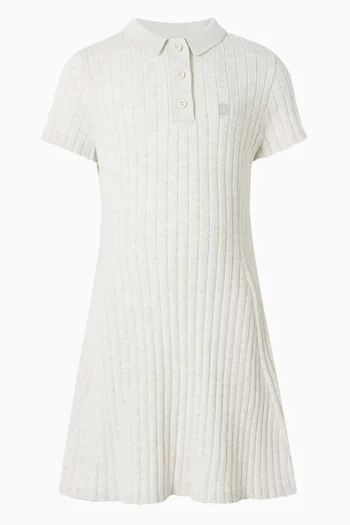 Mini Me Ribbed Polo Dress