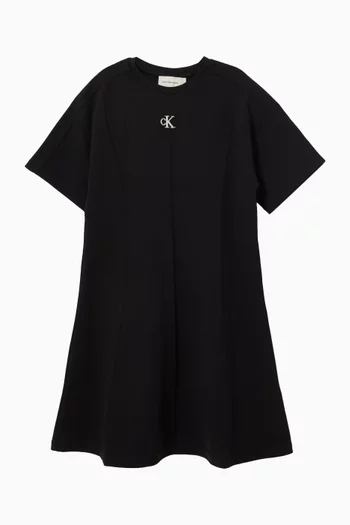Monogram Dress in Viscose-blend