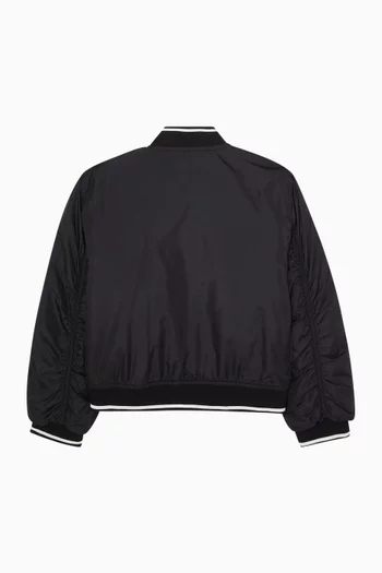 Seasonal Graphic Bomber Jacket