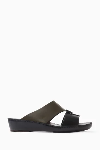 Quadratura Cattura Edredon Sandals in Calf Leather