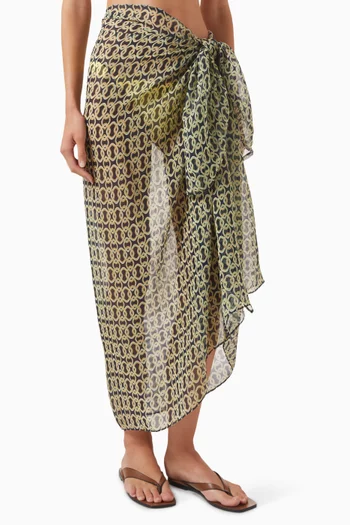 Santorini Sarong in LENZING™ Viscose