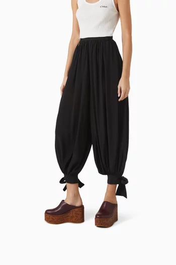 Maxime 95 Platform Mule Sandals in Leather