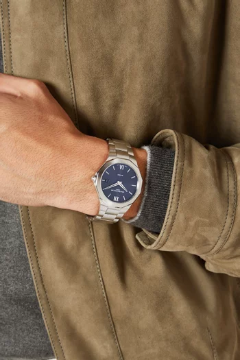 Riviera Quartz Stainless Steel Watch, 39mm