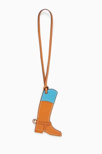 Unused Paddock Boot Bag Charm in Butler & Swift Leather
