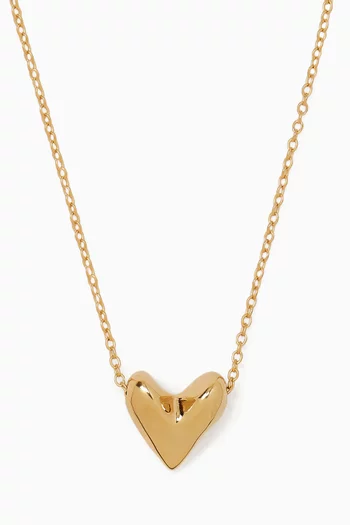 Roscida Heart Necklace in 14kt Gold Vermeil